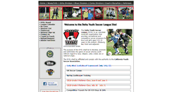 Desktop Screenshot of deltasoccer.org